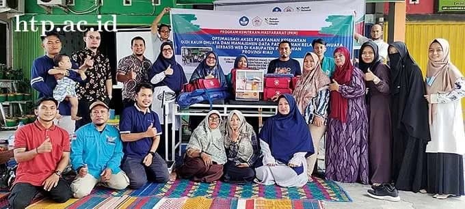 Dosen UHTP Bangun Sistem Informasi dan Manajeman Data Rumah Relawan Dhuafa Pelalawan