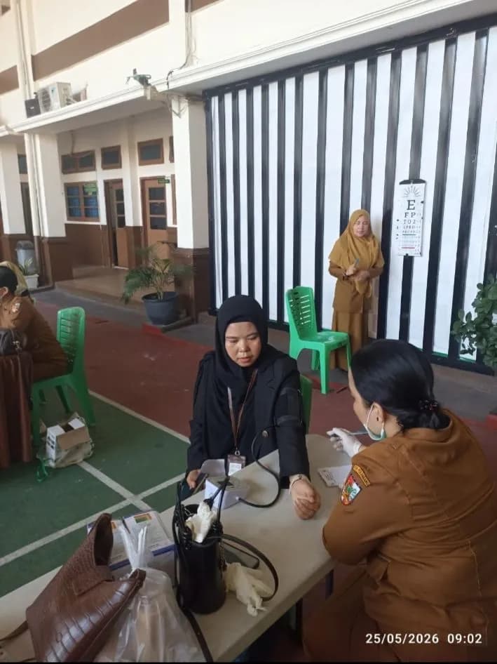 Cek Kesehatan Gratis, Kolaborasi UHTP dengan Puskesmas Langsat 