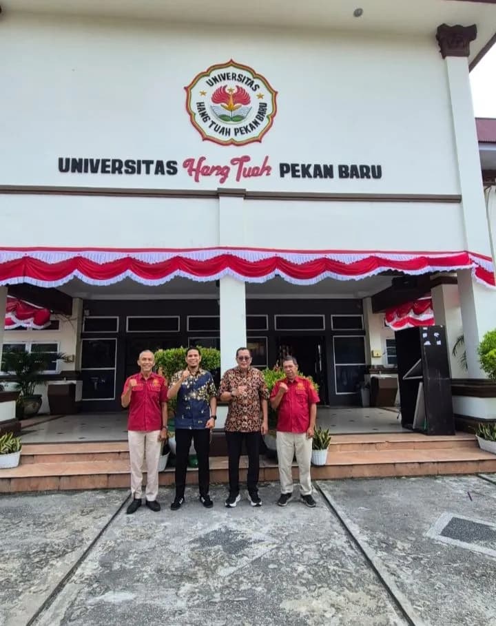 Wakil Rektor 4 Universitas Indonesia Timur Audiensi ke Universitas Hang Tuah Pekanbaru; Membangun Sinergi Konkret Pelaksanaan Tri Dharma Perguruan Tinggi