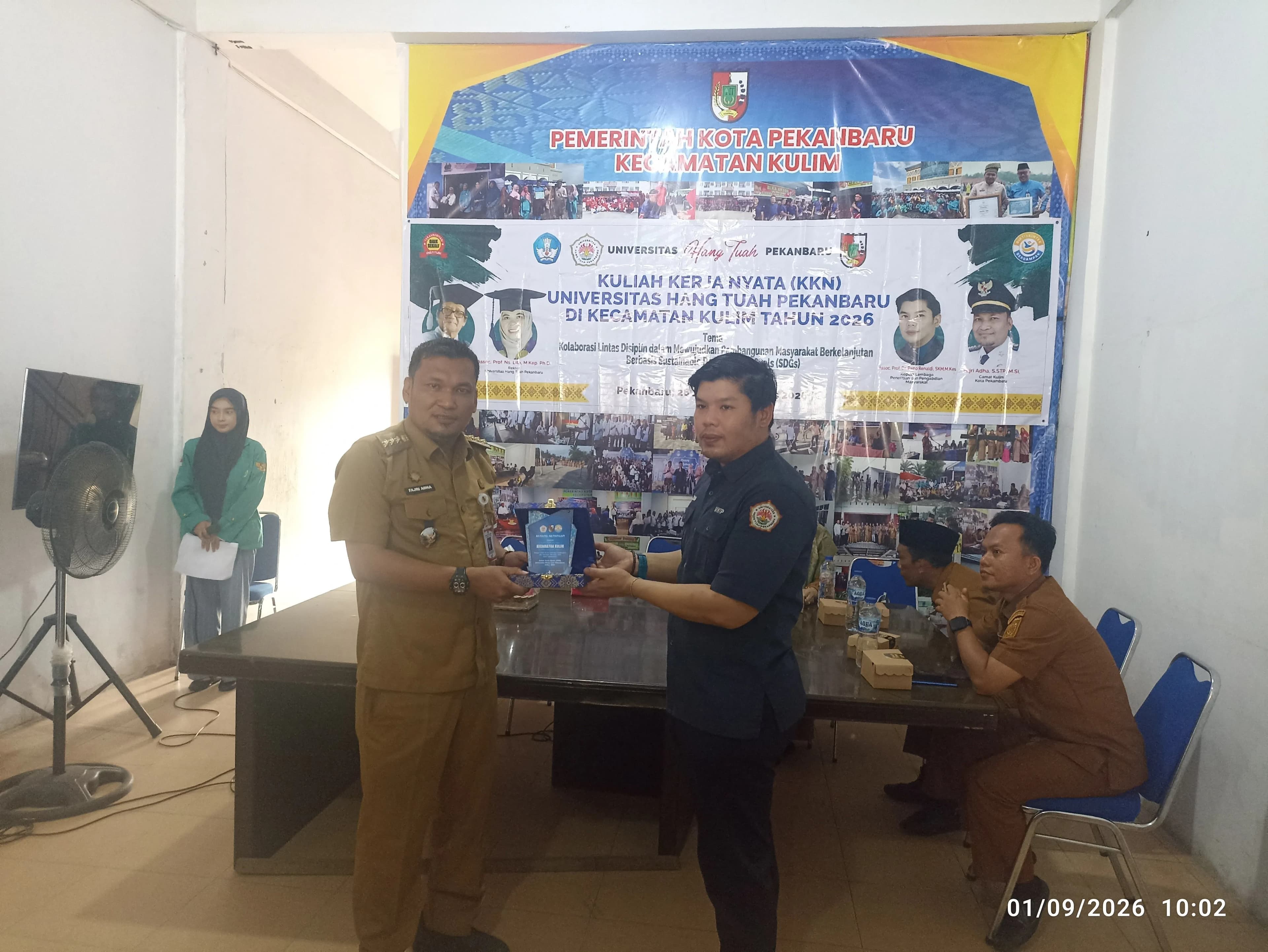 Penutupan KKN Universitas Hang Tuah Pekanbaru di Kecamatan Kulim Kota Pekanbaru 