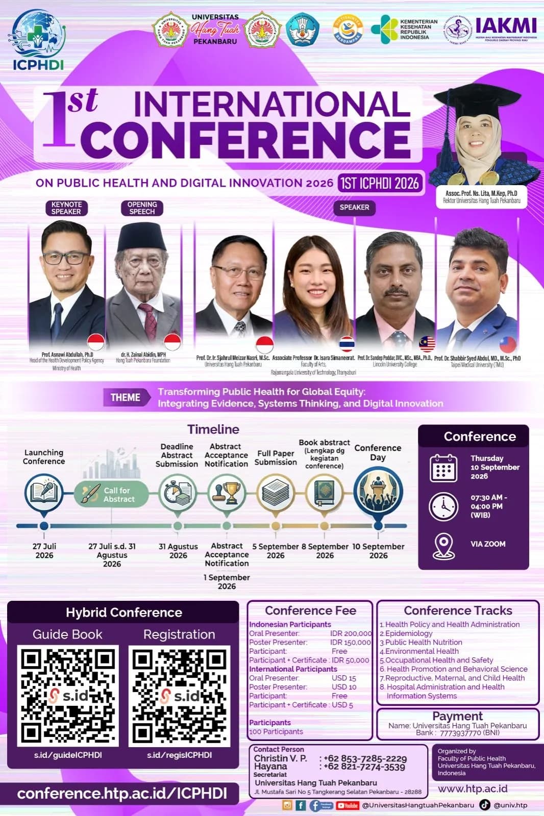 Best Presenter International Conference On Public Health And Digital Innovation (ICPDHI) 2026