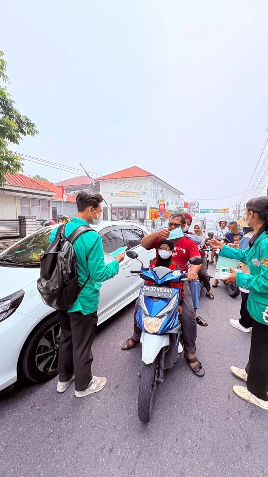 Kolaborasi Universitas Hang Tuah Pekanbaru dan Dinas Kesehatan Provinsi Riau dalam Penanganan Kabut Asap Tahun 2026