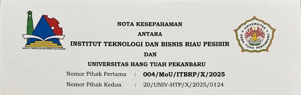 Nota Kesepahaman Institut Teknologi dan Bisnis Riau Pesisir dan Universitas Hang Tuah Pekanbaru