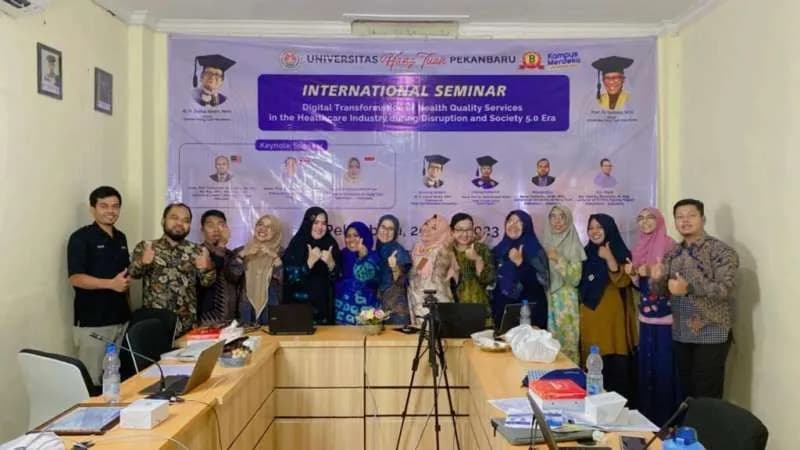 Prodi Kesehatan Masyarakat Fakultas Kesehatan Universitas Hang Tuah Pekanbaru menyelenggarakan Seminar International dihadiri 7 Negara