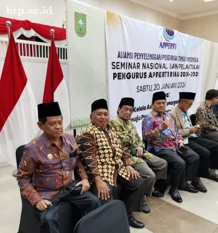 Ketua Yayasan Hang Tuah Pekanbaru Hadir Pada Pelantikan Pengurus APPERTI Riau 2024-2028
