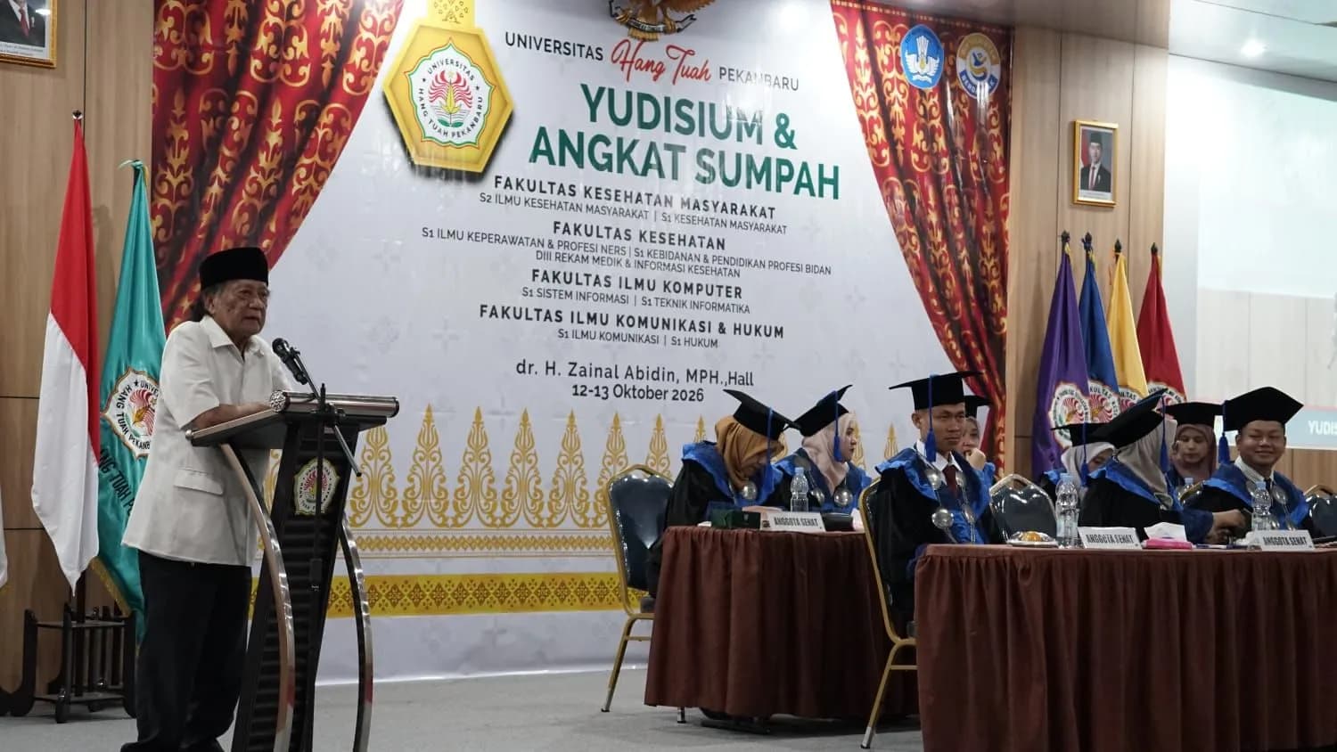 Universitas Hang Tuah Pekanbaru Gelar Yudisium dan Angkat Sumpah 682 Lulusan Periode Oktober 2026