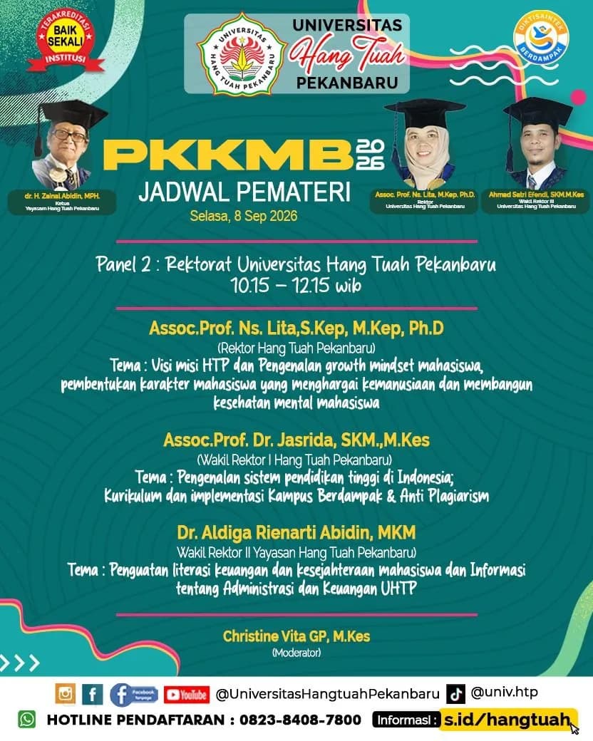 Selamat Datang Mahasiswa Baru Universitas Hang Tuah Pekanbaru