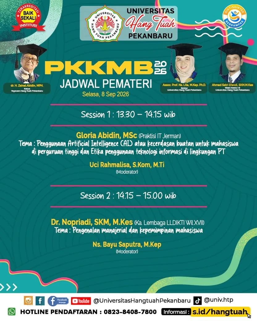 Selamat Datang Mahasiswa Baru Universitas Hang Tuah Pekanbaru