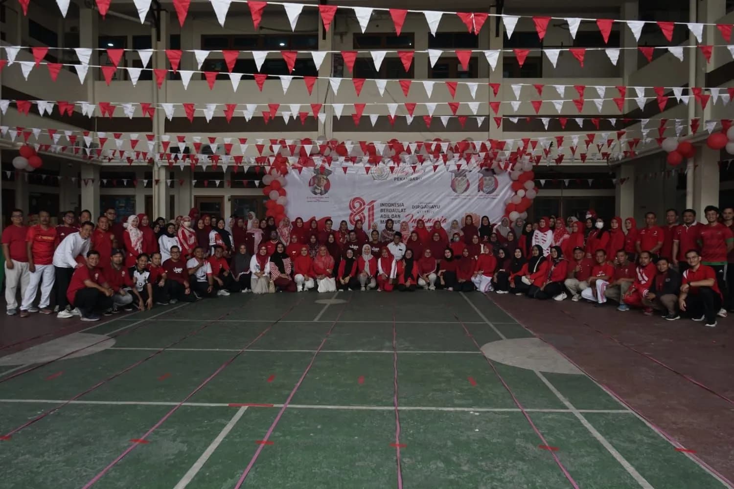 Meriahkan HUT ke-81 RI, Universitas Hang Tuah Pekanbaru Gelar 14 Perlombaan