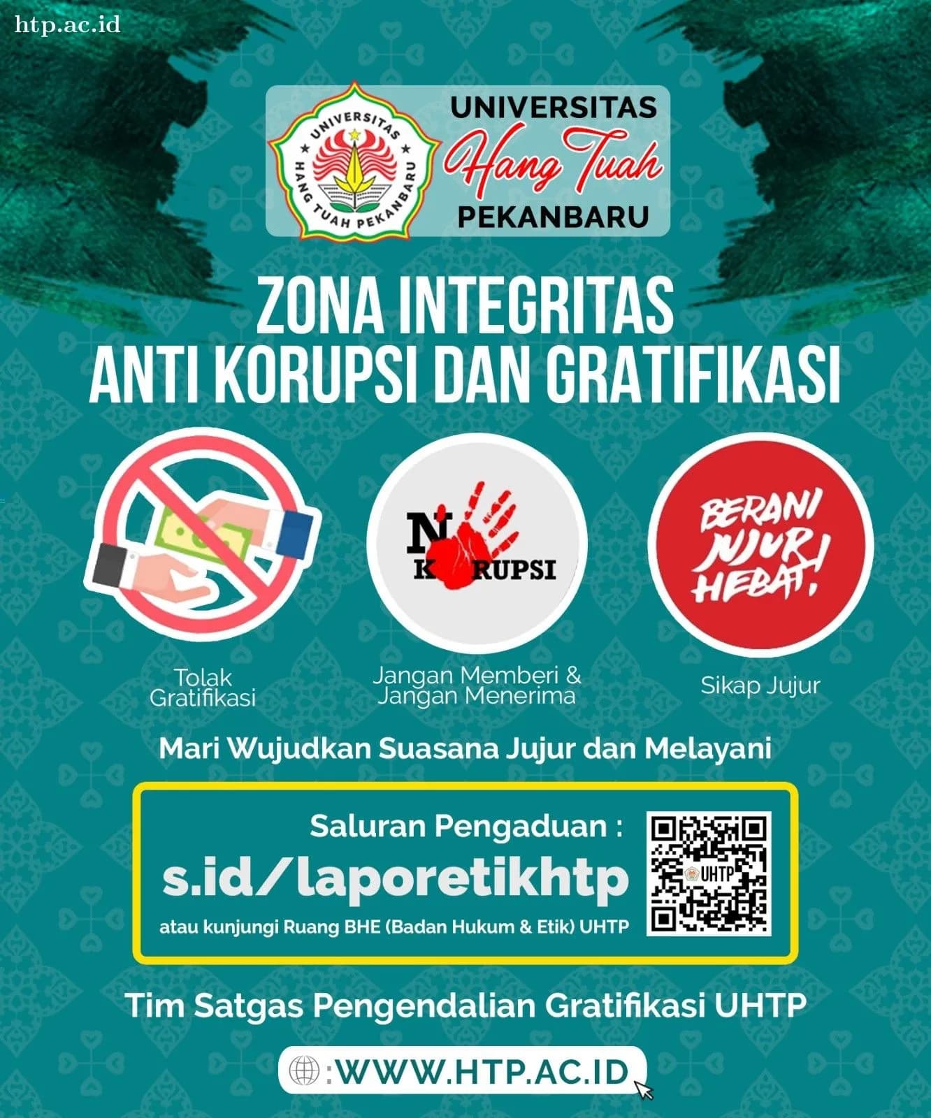 Pengendalian Gratifikasi di Lingkungan Universitas Hang Tuah Pekanbaru